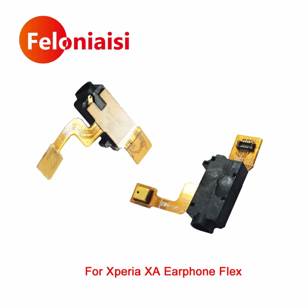 For Sony Xperia XA F3111 F3112 F3113 F3115 F3116 Earphone Headphone Audio Jack Flex With Mic Microphone Replacement Parts | Мобильные
