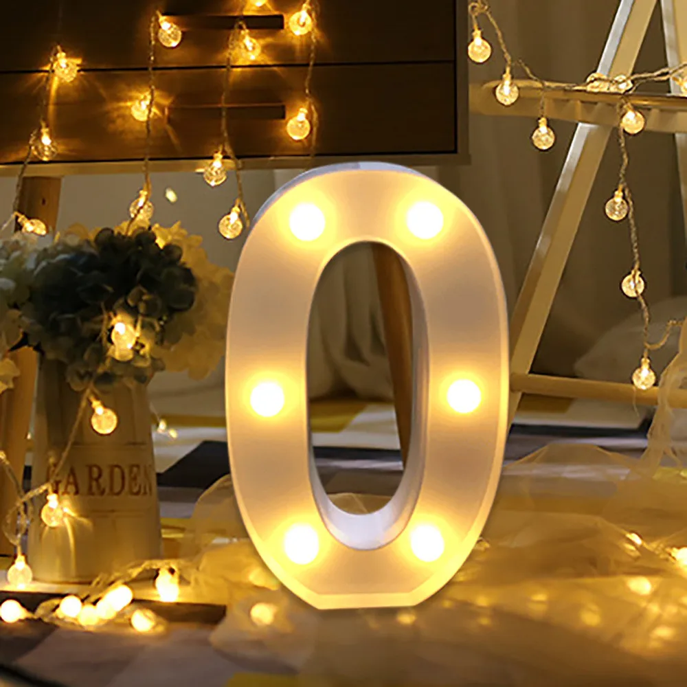 

Symbol Sign LED Digital Lights Light Up White Plastic Digital Standing Hanging
