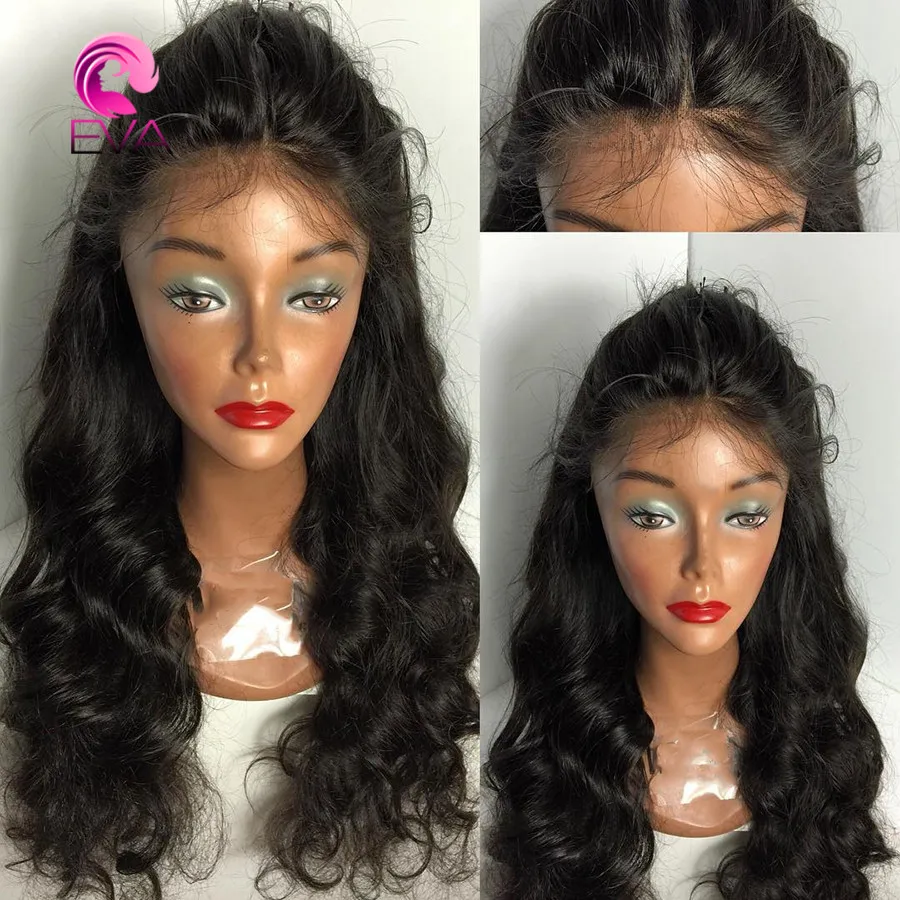 full lace human hair wigs For Black Women 8A Grade Brazilian Virgin Hair Full Lace Front Wigs Glueless Lace Front Human Hair Wig2