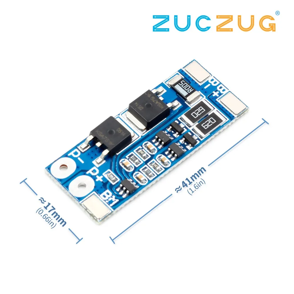 

2S 7.4V lithium battery protection board 8A operating current 10A current limiting with equalization