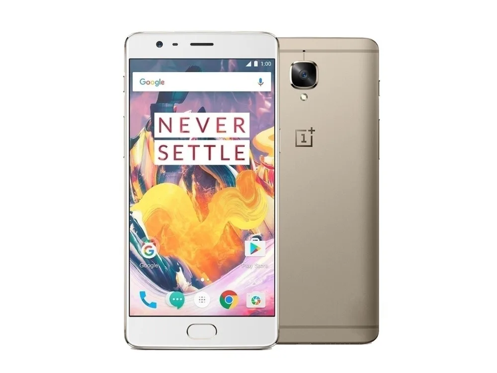 Разблокировать Версия Oneplus 3T A3003 Мобильный телефон 5," 6 GB оперативной памяти, 64 Гб встроенной памяти, две SIM карты, Snapdragon 821 Android смартфон