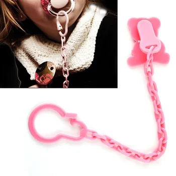 

Baby Kid Girl Boy Dummies Clips Holder Dummy Pacifier Soother Nipple Strap Chain