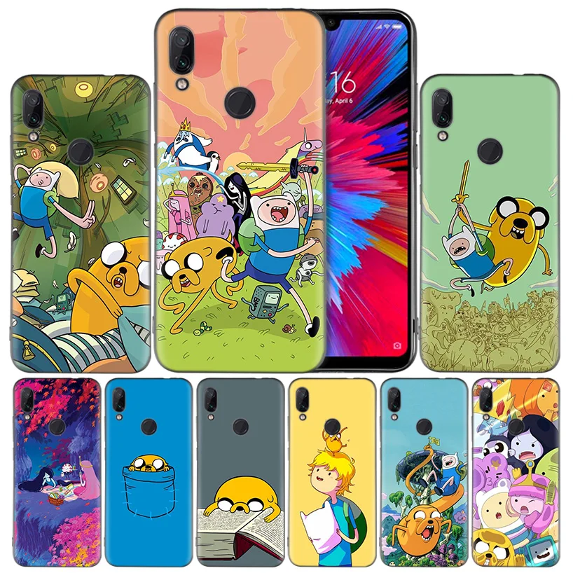 

Adventure Time Finn Jake Silicone Case Cover for Xiaomi Mi 9 8 Play A1 A2 Redmi Note 7 6 6A 5 Plus S2 GO Lite Pro Pocophone F1
