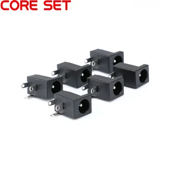 

100PCS/Lot 5.5*2.1mm DC-005 DC Power Jack Socket Connector DC005 2.1 socket Round the needle Hot Sales Female Plug