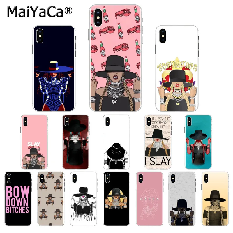 

MaiYaCa Beyonce I Say Beyonce Same Album TPU Soft Silicone Phone Case Cover for iPhone 5 5Sx 6 7 7plus 8 8Plus X XS MAX XR