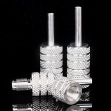 Тату и боди-арт, 2 шт./партия, накатанный твист, авто-замок, тату-ручка, профессиональная нержавеющая сталь, 25 мм, ручка для татуировки