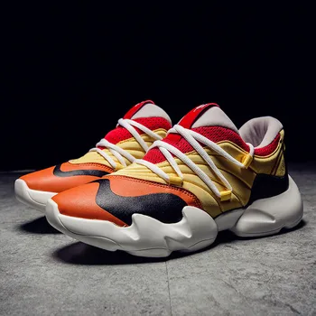 

JNBAOKE Street Style Shoes Men Breathable Running Shoes for Men Sneakers Outdoor Sport Shoes Male Training Shoes Hombre Footwear