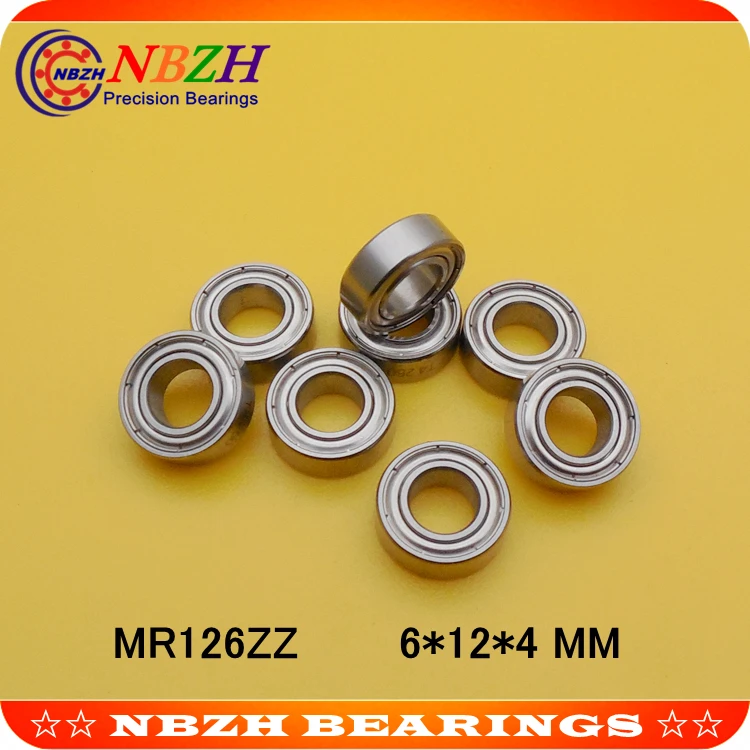 

MR126 MR126ZZ MR126RS MR126-2RS SMR126ZZ SMR126-2RS ZZ RS RZ 2RZ Deep Groove Ball Bearings 6 x 12 x 4mm High Quality