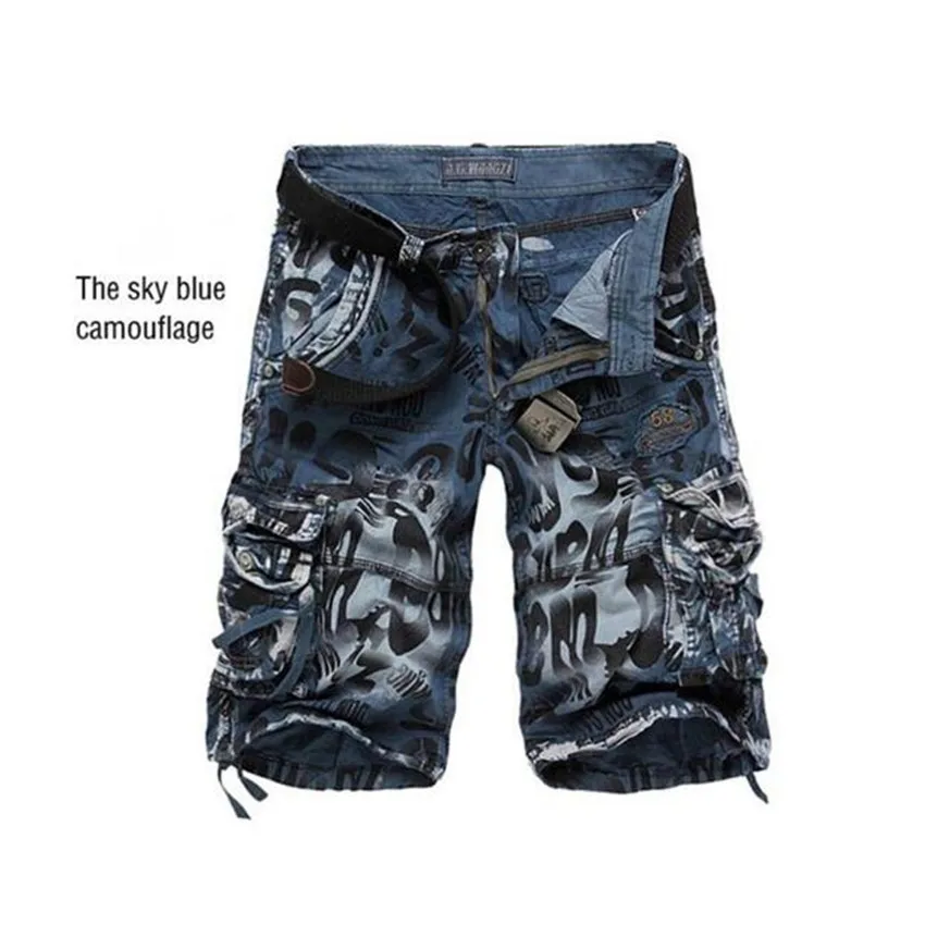 Мужская бодибилдинг шорты Летний камуфляжным принтом Мужские шорты тренажерные залы фитнес тренировки мужские шорты мужские прилив спецодежды человек шорты