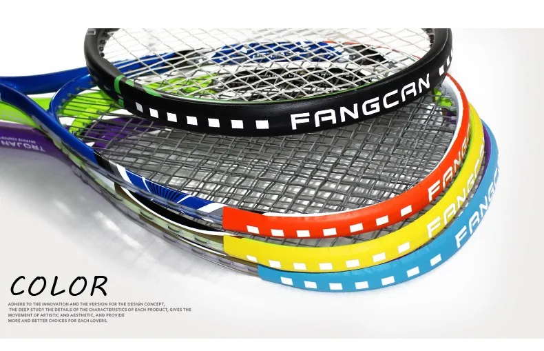3 шт./упак. FANGCAN теннис/сквош защитная лента ПУ композитная теннис/ракетки для сквоша защиты головы