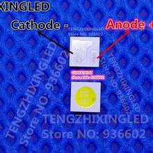 Для светодиодный ЖК-дисплей Подсветка ТВ Применение светодиодный Подсветка 1,6 W 6V 3030 125LM холодный белый АОТ 3030M-W3TB ЖК-дисплей Подсветка для ТВ