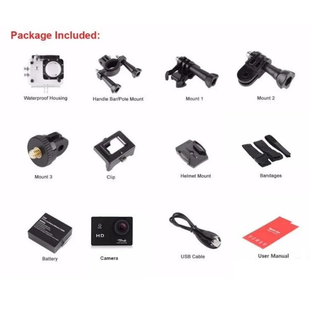 G22 1080 P HD cámara de vídeo Digital impermeable COMS Sensor lente gran angular para nadar buceo G22 1080 P HD cámara de vídeo Digital impermeable COMS Sensor lente gran angular para nadar buceo