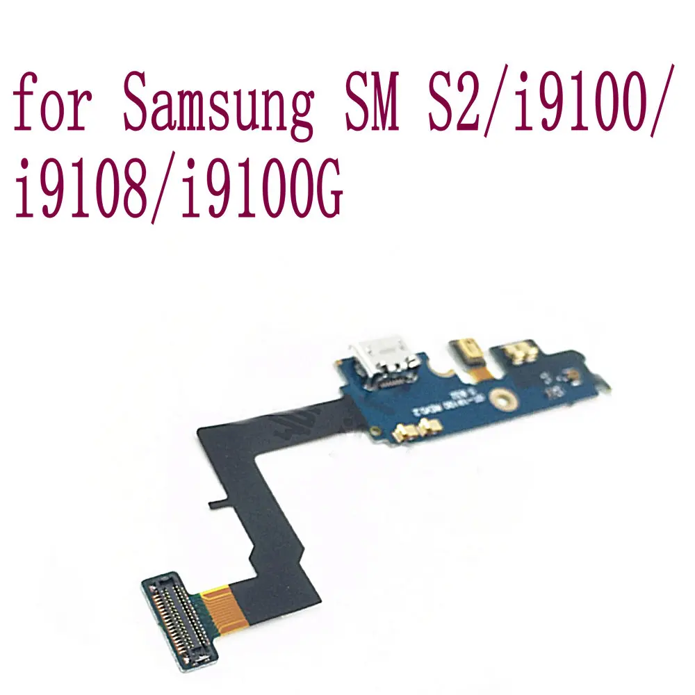 

lot High quality Replacement Parts For Samsung Galaxy SM S2/i9100/i9108/i9100G USB Charging Port Flex Cable Charger Cell phone