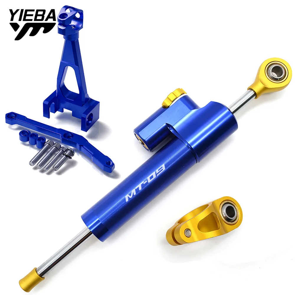 

CNC Motorcycle Steering Stabilize Damper Bracket Mount Motorbike Steering FOR YAMAHA MT-09 MT09 FZ09 FZ-09 2013-2016 2015 2014