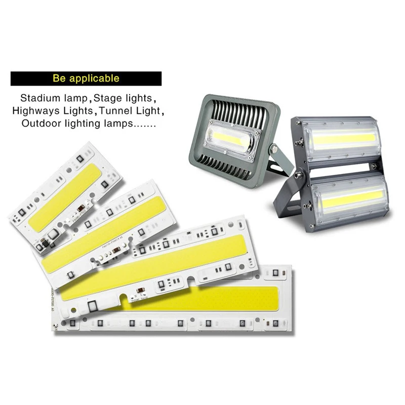 1/Psc LED COB Chip Lamp 30W 50W 70W 100W 150W AC 110V 220V Smart IC Fit For DIY Floodlight Cold White Warm | Лампы и освещение