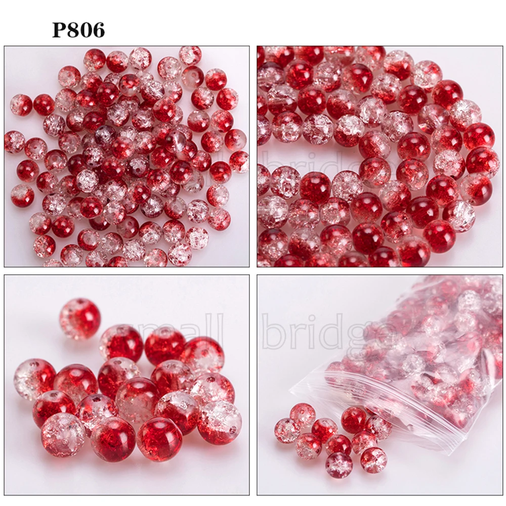 Glass Crackle Beads6