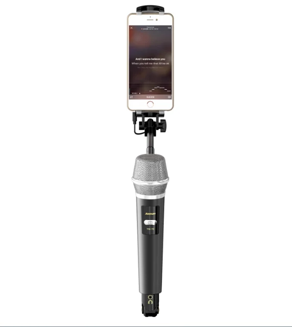 selfie stick condenser karaoke microfone sem fio microfono mic