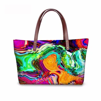 

Noisydesigns grid Designer Waterproof women handbags Ladies Shoulder Bags Girls Shopping Tote Waterproof Travel Bags
