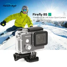 

Hawkeye Firefly Waterproof 8S 4K 30fps No Distortion Bluetooth Wifi HD Action Sports Cam Camera 90 FOV for RC FPV Drone