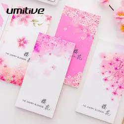 Umitive 1 шт. Cherry Blossom сетки линии пустой блокнот для заметок, чтобы сделать список офиса и школьные принадлежности