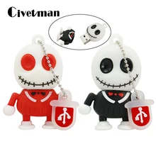 Классный каркасный кукольный USB флэш-накопитель 4 ГБ 8 ГБ 16 ГБ 32 ГБ 64 ГБ USB 2,0 накопитель, для скачивания памяти U диск высокоскоростная Флешка-ручка