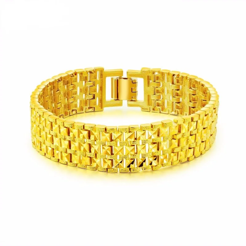 

Popular adorn article, cupreous alloy hand chain, overbearing man hand watch chain