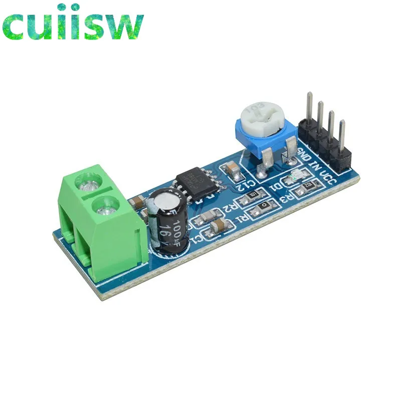 5PCS 200Times 10K Gain 5V-12V LM386 Audio Amplifier Module Adjustable Resistance