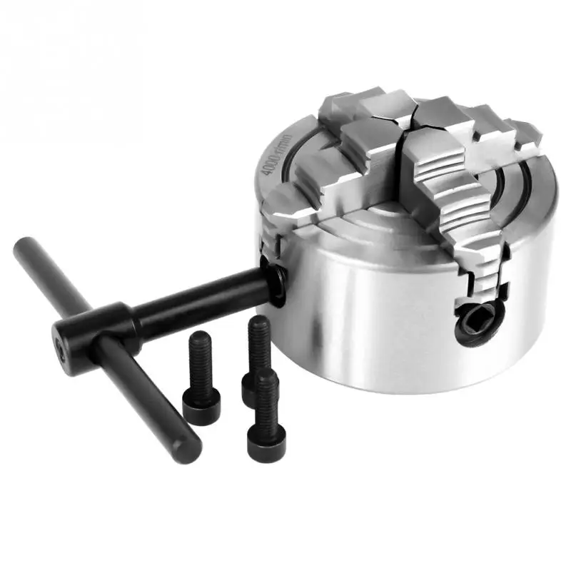 

K72-80 4-Jaw Independent & Reversible Jaw Metal Lathe Chuck Turning Machine Tools Accessories