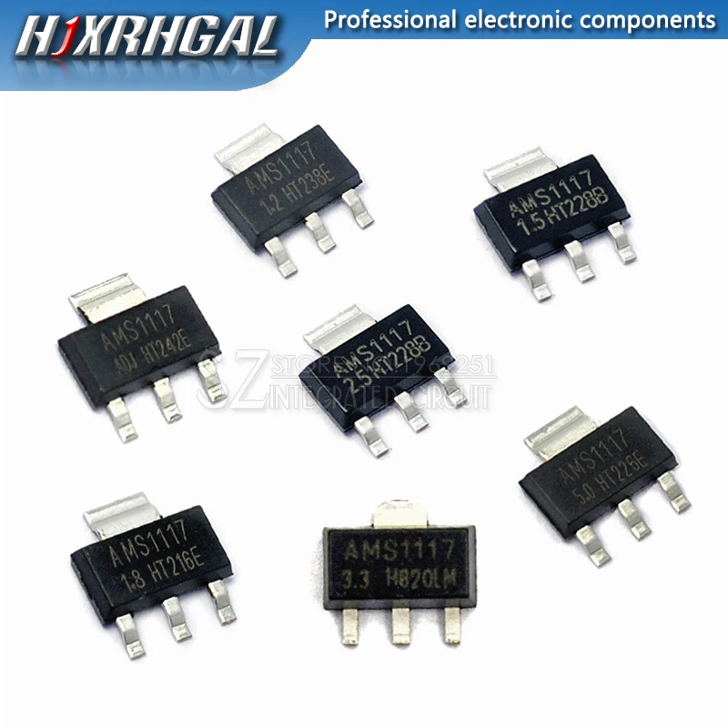 1 шт. AMS1117 AMS1117-3.3V 2. 1. | Электронные компоненты и принадлежности