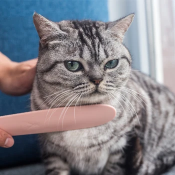 

Pet Cat Tongue Comb Portable Massage Comb Cat Daily Hair Care Tools Multi-purpose Comb Two Colors @HE