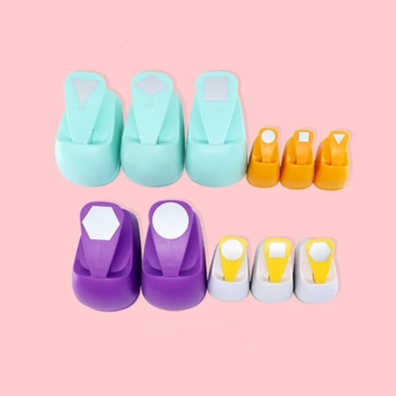 

Free Ship Geometry Hole Punch Craft Scrapbook Paper Puncher Graph Shaped Punches DIY Scrapbooking EVA foam Paper Cutter