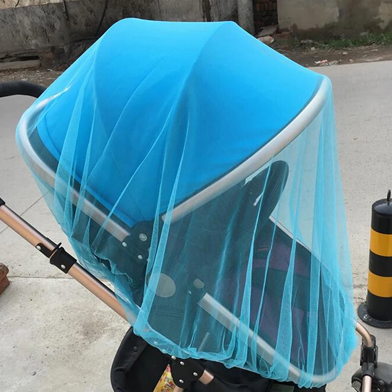 

2019 Newborn Toddler Infant Baby Stroller Crip Netting Pushchair Mosquito Insect Net Safe Mesh Buggy White