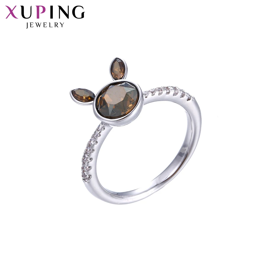 Xuping модное кольцо для женщин с милыми кристаллами от Swarovski классическая простая
