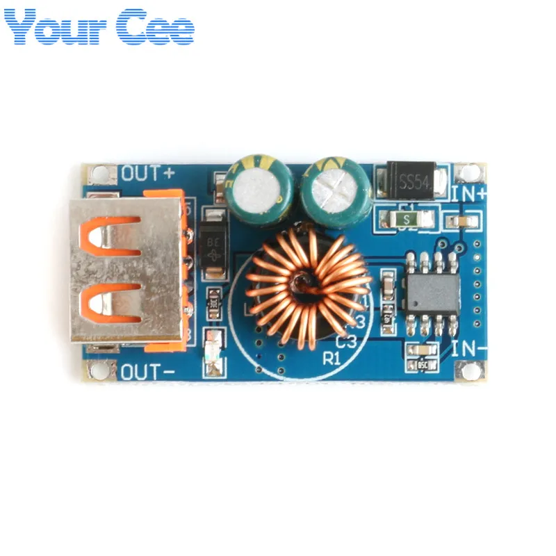 USB DC-DC Step Down Buck Converter Charging Module 12V24V to QC3.0 Fast Charge Automatic Charger Circuit Board 5V 9V 12V  (5)