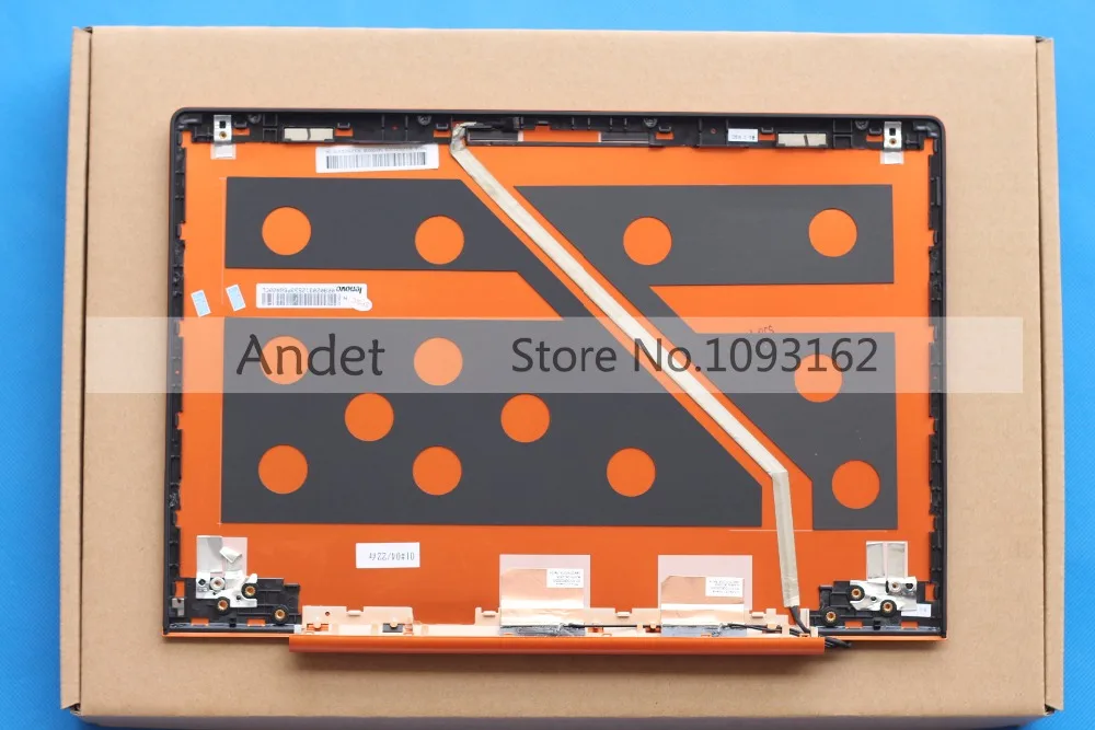 Чехол для lenovo IdeaPad U330P U330, задняя крышка с ЖК-дисплеем, верхняя крышка, без прикосновения, оранжевый, LZ5 90203125, 3CLZ5LCLV70