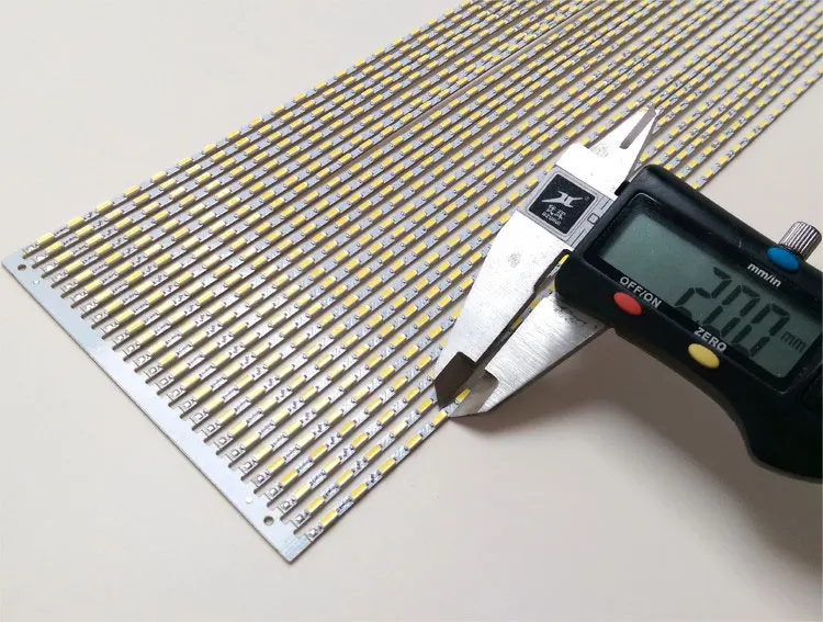 

[Seven Neon]free shipping DC12V 595*2mm 16W 80leds 4014 white light SMD LED Hard rigid strip led bar light high brightness