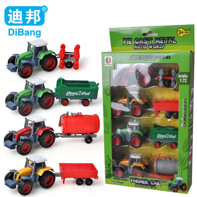 

Alloy Farmer Auto Salon Girls Type Toys Tractor Toys A Car Model Boy Toys Vehicle Children Gift New Diecasts Vehicles