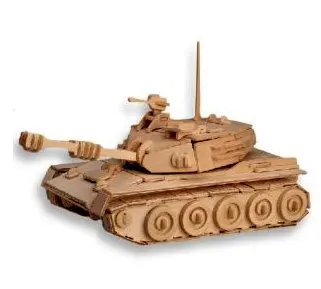 LeadingStar 3D Wooden Puzzle Tank Model Children and Adult s Educational Building Blocks Puzzle Toy