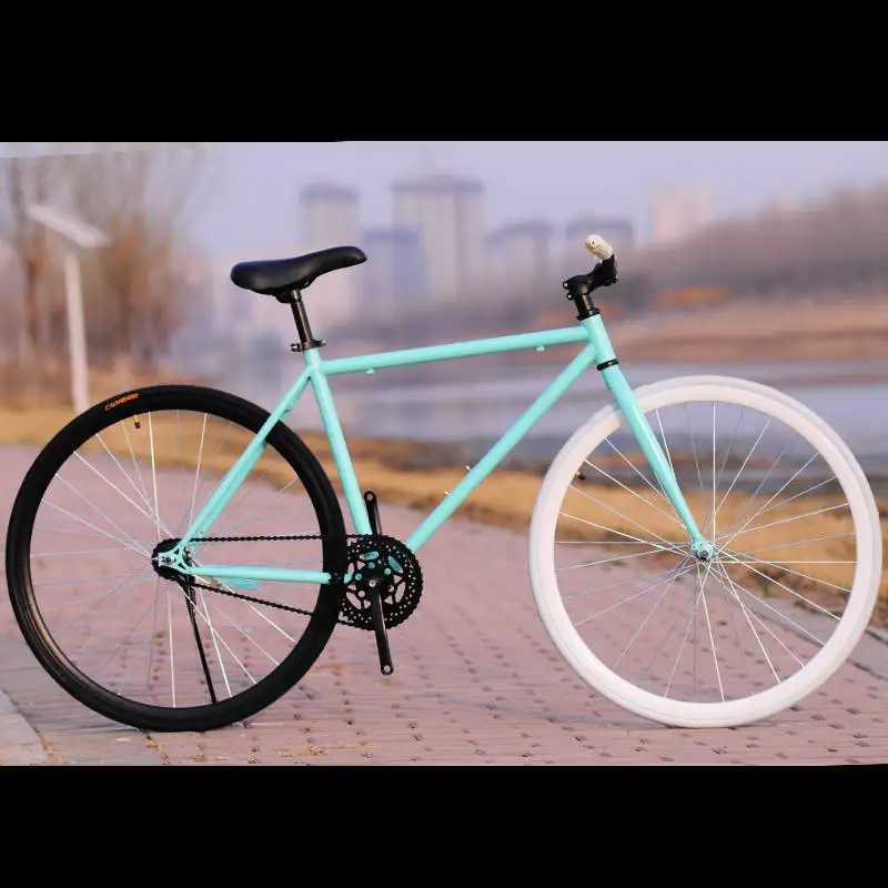 x-передний бренд fixie велосипед с фиксированной передачей Велосипед 50 см DIY односкоростной инвертор для езды на дороге велосипед трек fixie велосипед красочный велосипед - Цвет: T11