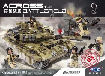 

XINGBAO 06015 Lepining Army Military Series The Scorpio Tiger Tank Set Building Blocks Bricks Toys Educational Christmas Gifts