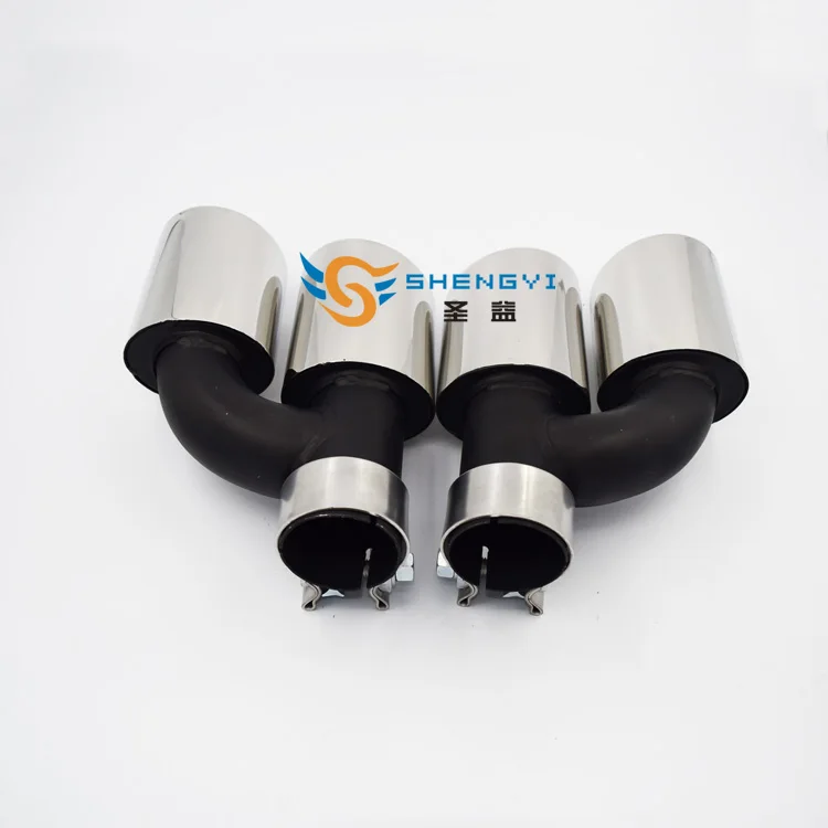 

Hotselling for Au*di modified S4 S5 S6 S7 1to 2 car rear exhaust tail throat muffler tip stainless steel pipe the kind of clamp