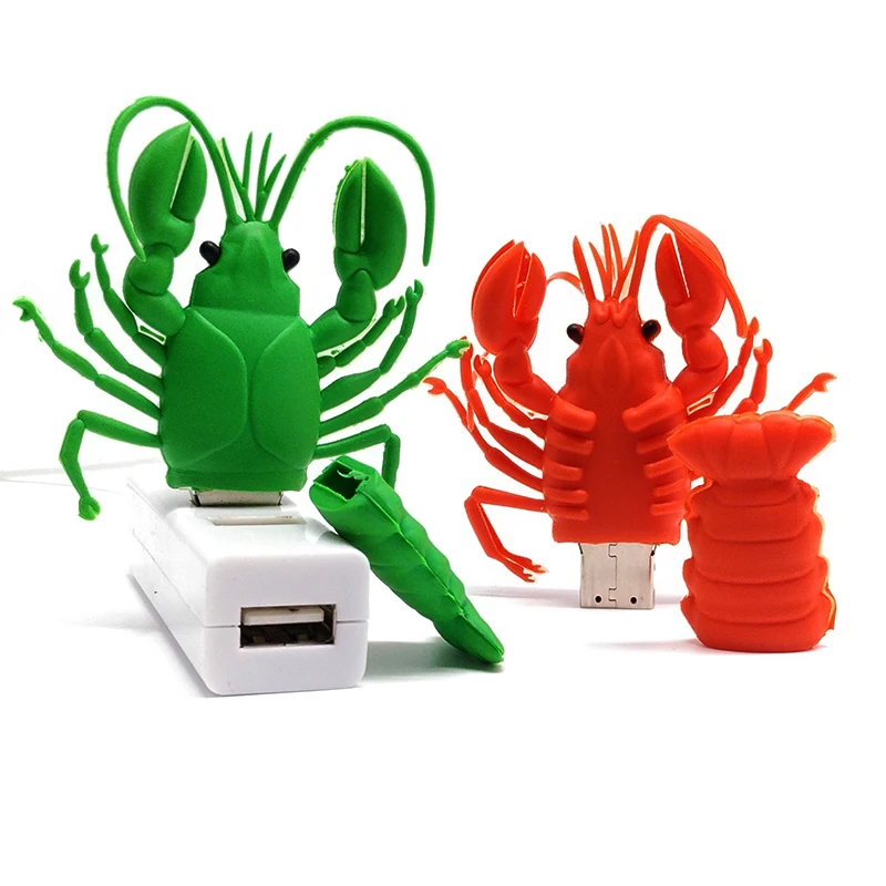Pendrive cartoon usb flash drive 4GB 8GB 16GB 32GB 64GB cute shrimp memory stick real capacity pen drive creative gift usb stick Pendrive cartoon usb flash drive 4GB 8GB 16GB 32GB 64GB cute shrimp memory stick real capacity pen drive creative gift usb stick