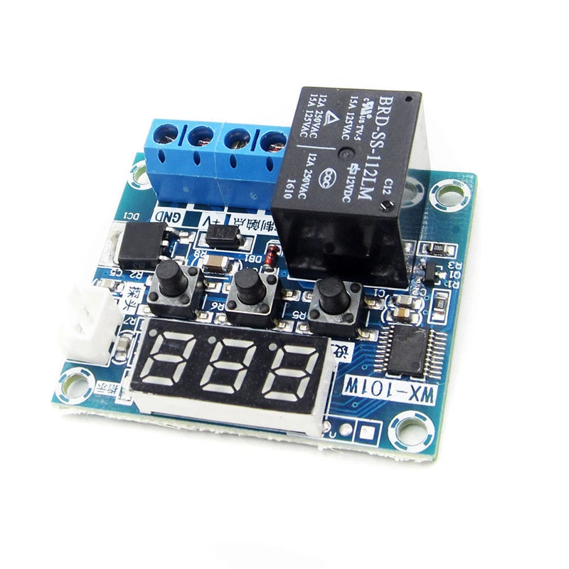 HX24A017 WX-101W DC12V Intelligent Digital Led -40-120Thermostat Temperature Controller Sensor 3 (1)