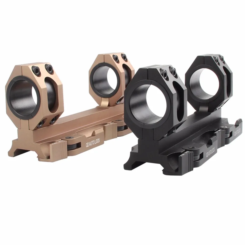 AD Scope Mount 25.4mm / 30mm Dual Ring Heavy Duty Range Mount 20mm Rail Quick Detachable QD Rifle Scope Mount 2-0039