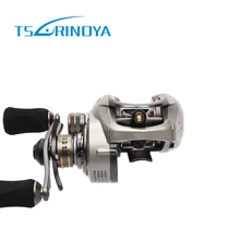 TSURINOYA новейшие литья Катушка Для Рыбалка Max Дарг 6 кг Шестерни отношение 6.6: 1 9+ 1bb Магнитная и центробежный двойной Тормозные Системы Катушка