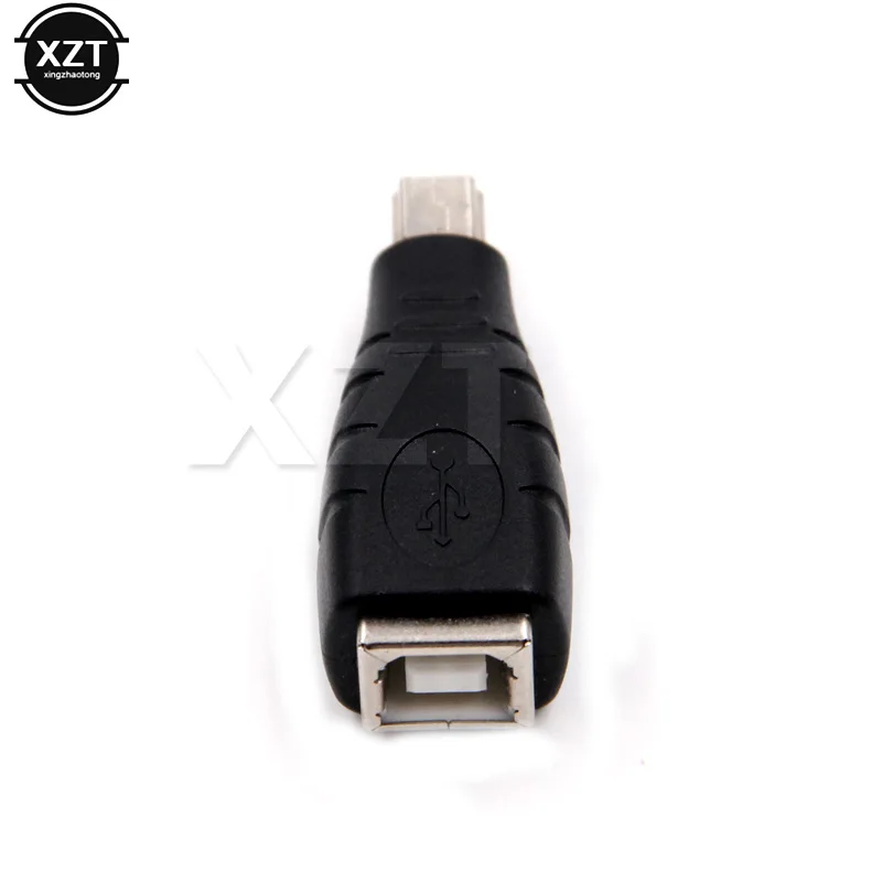 1 шт. Мини Micro USB 5pin папа к 2 0 B Тип мама для принтера сканер адаптер соединитель