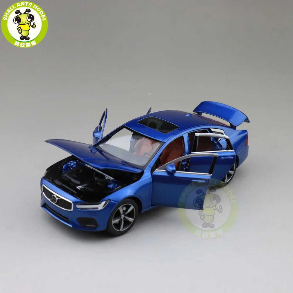 1/32 JACKIEKIM Volvo S90 амортизация версия литой модельный автомобиль игрушки для детей Подарки для мальчиков девочек