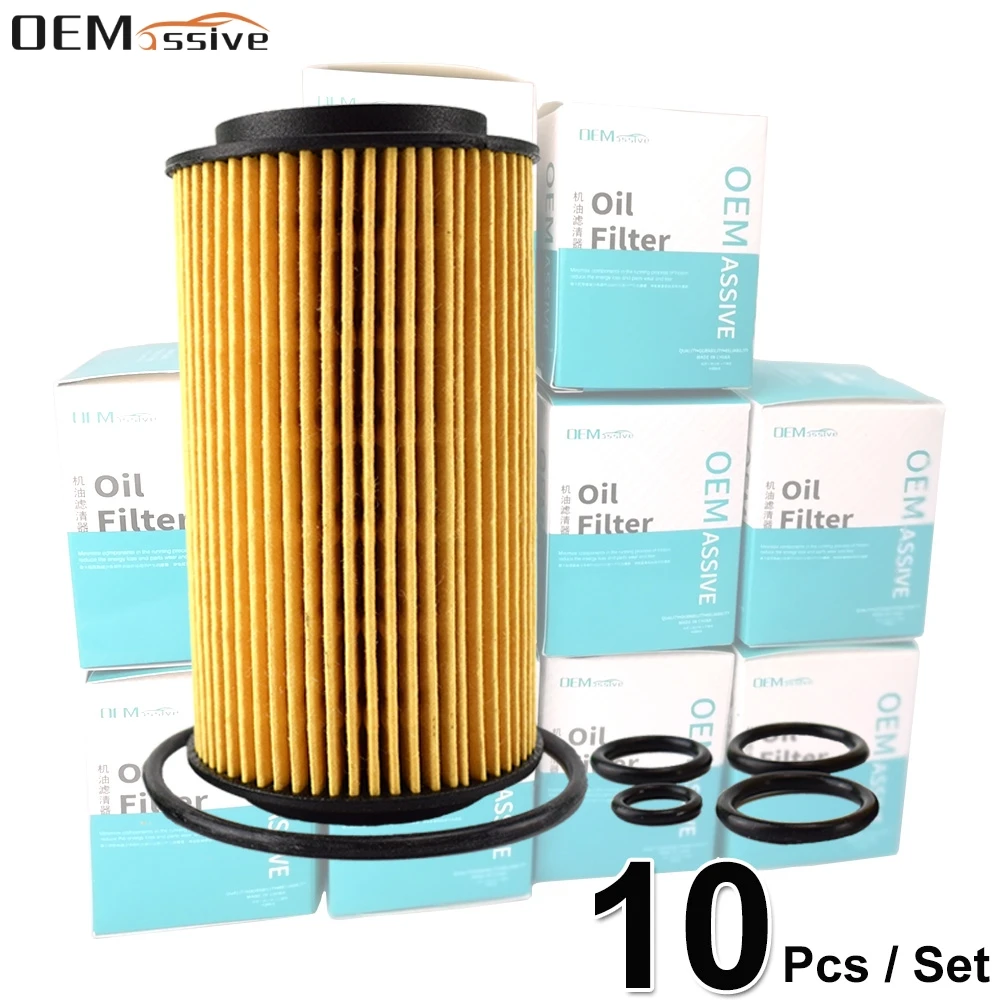 

Set Of 10, 6111800009 Oil Filters For Mercedes-Benz M-Class W163 1999 2000 2001 2002 2003 2004 2005 / V-Class (638/2) 2000-2003