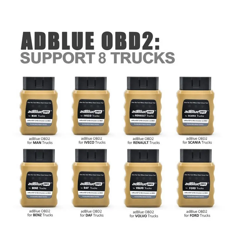 AdBlue Эмулятор NOX эмуляция AdblueOBD2 Plug Drive OBD2 грузовики AdBlue OBD2 для Volvo для Iveco для SCANIA/DAF/MAN/MB