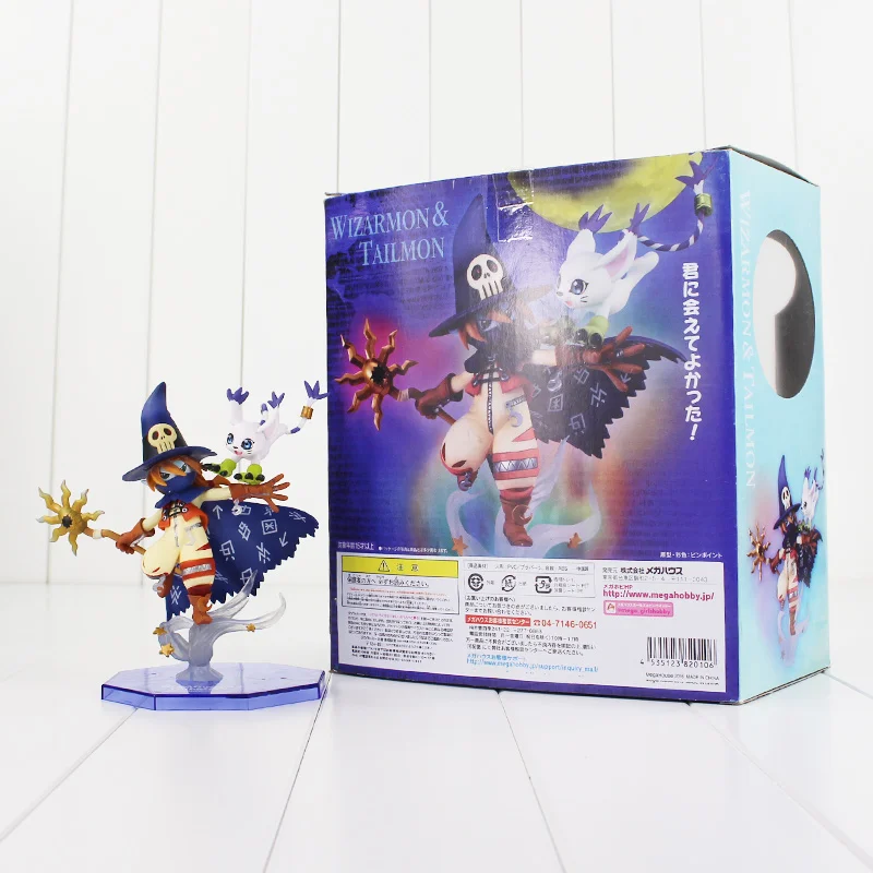 14 см Wizarmon Tailmon Фигурки игрушки Digimon Приключения аниме модели куклы для детей |
